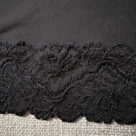 SOMA Black Travelers Addison Camisole Bra Lace Trim Tank Shapewear Women's 34C - Picture 4 of 14